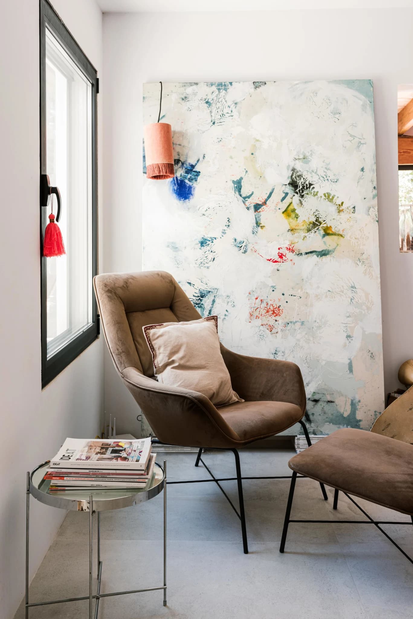 A reading corner