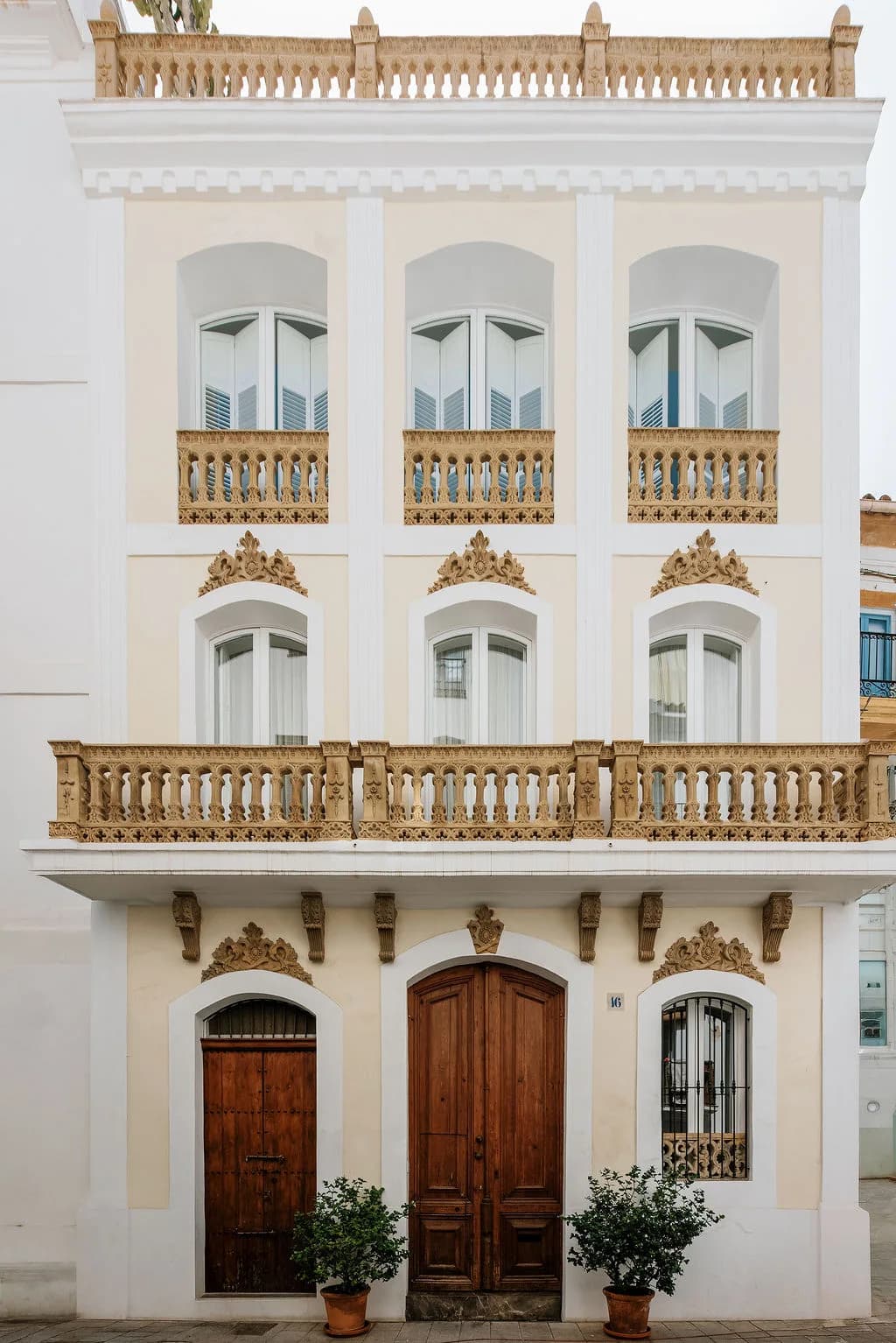 The Palacio's facade, Ibiza Old Town