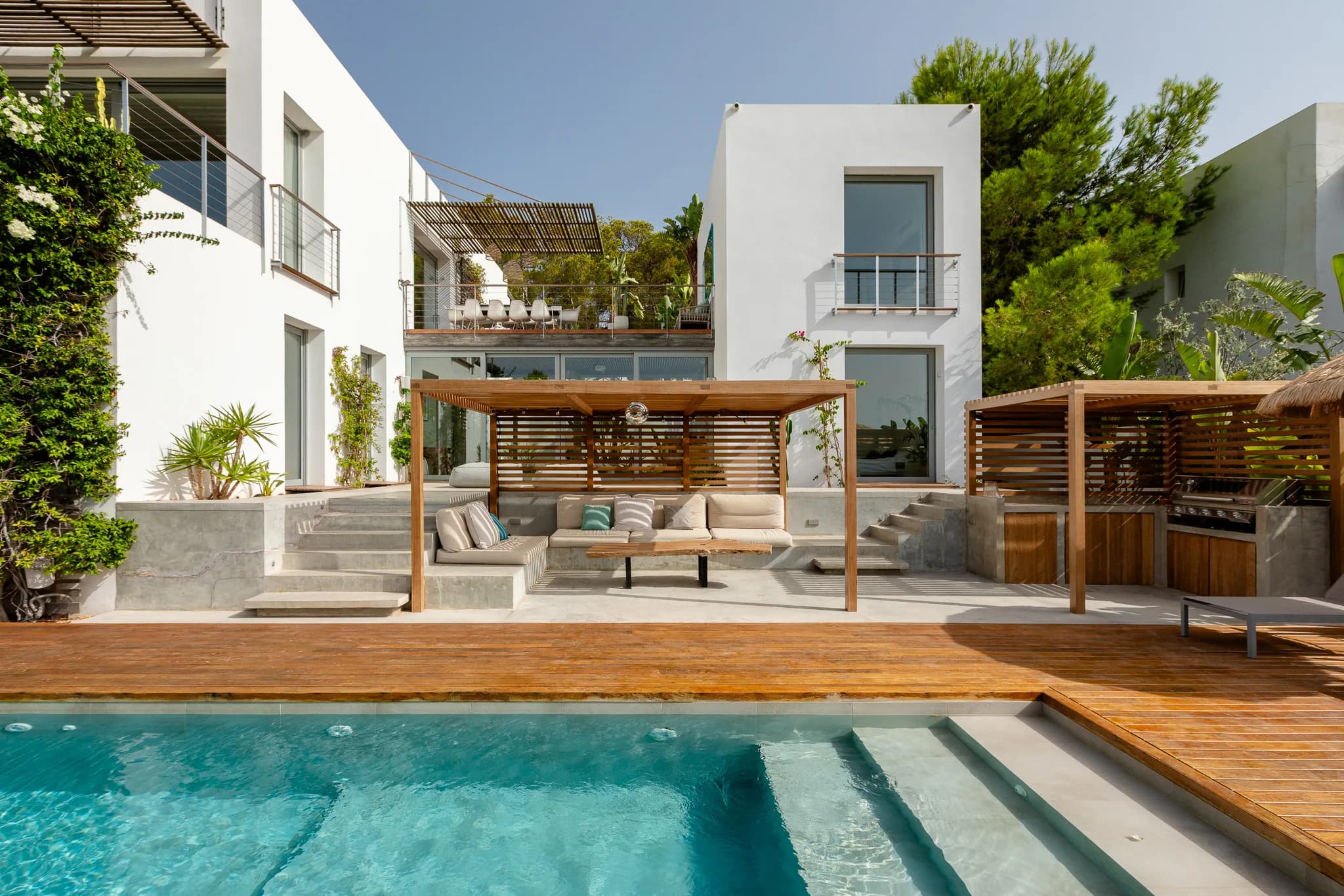 House and pool terrace, Villa Nikita