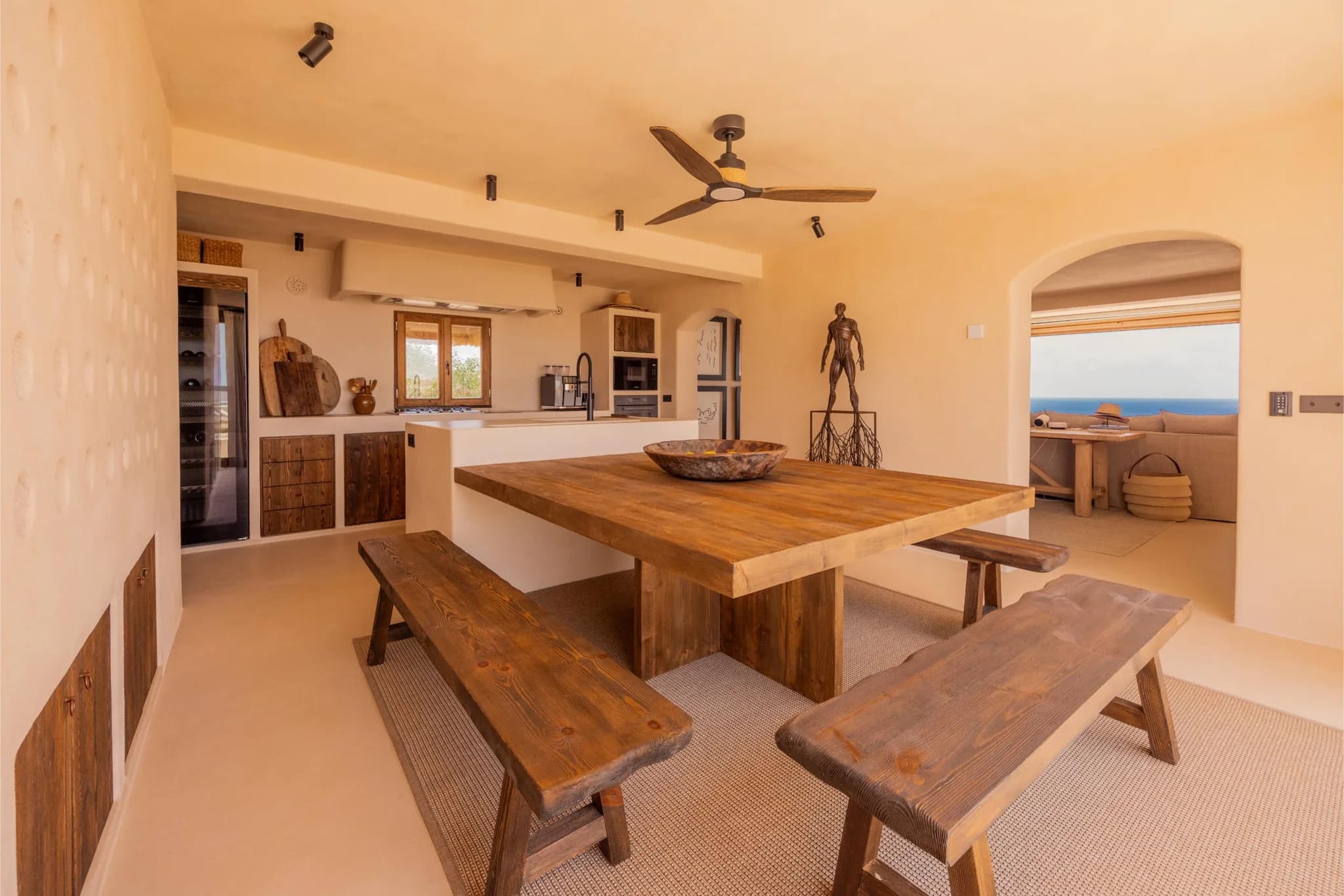 Kitchen and dining room